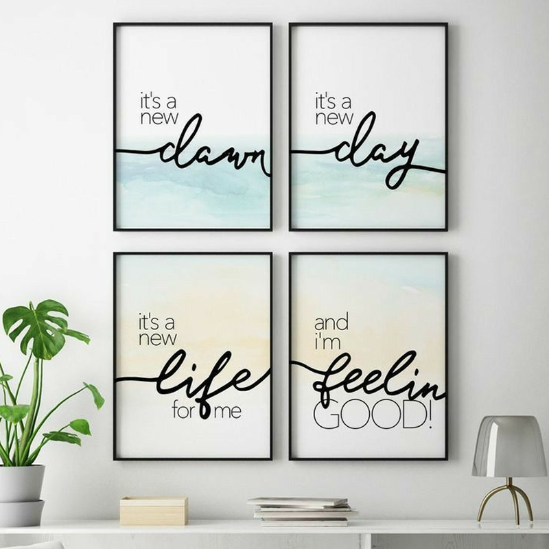 inspirational quote wall frame